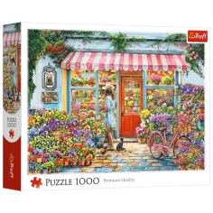 imagen de Puzzle de 1000 piezas de la Floristería - Trefl 1