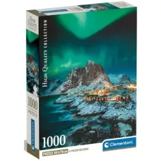 Puzzle de 1000 piezas de las Islas Lofoten con póster - Clementoni