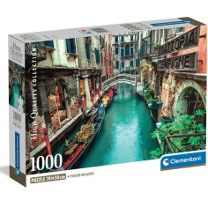 Puzzle de 1000 piezas del canal de Venecia HQC - Clementoni