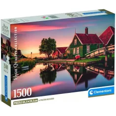 Puzzle de 1500 piezas Zaanse Schans HQC - Clementoni
