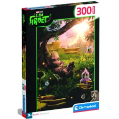 imagen de Puzzle de 300 piezas de Marvel Groot - Clementoni 1