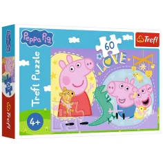 imagen de Puzzle de 60 piezas de Peppa Pig - Trefl 1