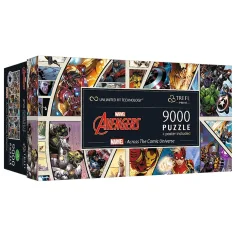 Puzzle de 9000 piezas de Marvel a través del universo de los cómics - Trefl