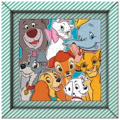Puzzle de animales de Disney de 60 piezas con marco - Clementoni