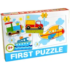 Puzzle de Bebé de Vehículos - D-Toys