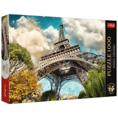 Puzzle de calidad Premium de 1000 piezas de la Torre Eiffel, París - Trefl