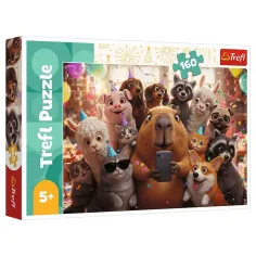 imagen de Puzzle de capibara selfie de 160 piezas - Trefl 1