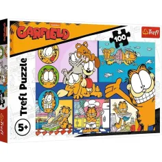 Puzzle de Garfield Perezoso de 100 piezas - Trefl