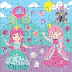imagen de Puzzle de princesas 42 piezas 2