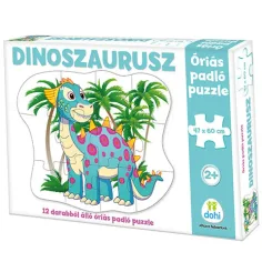 Puzzle de suelo gigante de dinosaurios 12 piezas