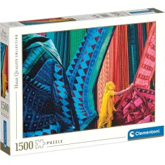 Puzzle de telas coloridas HQC de 1500 piezas - Clementoni