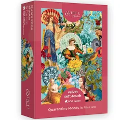 Puzzle de terciopelo suave de 500 piezas Quarantine Moods - Trefl