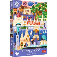 Puzzle EB: Budapest rompecabezas premium de 1000 piezas – Trefl