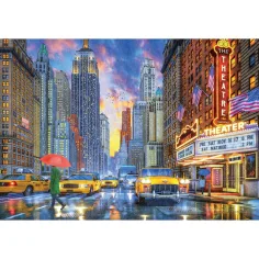 imagen de Puzzle HQC de 2000 piezas de Manhattan Lluvioso - Clementoni 2