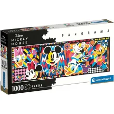 Puzzle panorámico de 1000 piezas de clásicos de Disney - Clementoni