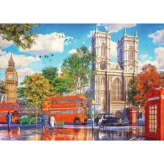 imagen de Puzzle premium de 1000 piezas de vista callejera de Londres - Trefl 2