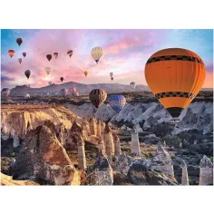 imagen de Puzzle premium de 3000 piezas sobre Capadocia en globo aerostático - Trefl 2