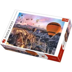 Puzzle premium de 3000 piezas sobre Capadocia en globo aerostático - Trefl