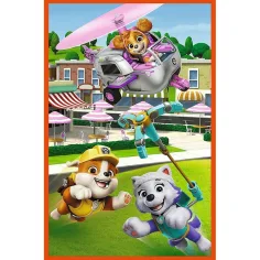 imagen de Puzzles de perros sonrientes de Patrulla Canina 3x80 piezas - Trefl 4