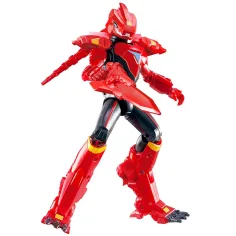 imagen de Quantum Heroes: Figura de acción Dinoster Lucio con armadura roja de 20 cm 3