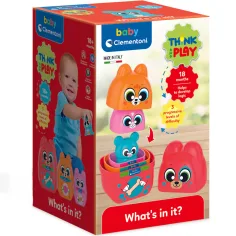 ¿Qué hay dentro? juego de figuras de animales - Clementoni Baby