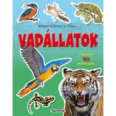 Qué interesante es el mundo... Cuaderno de pegatinas de animales salvajes