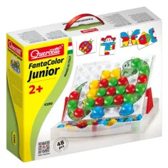 Quercetti: Conjunto de puntos Junior - Dinosaurios 48 piezas