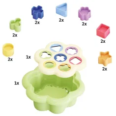 imagen de Quercetti: juego de clasificación de formas PlayEco+ Daisy, 16 piezas 2