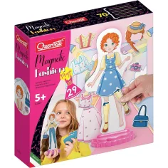 Quercetti: Juego de vestir a la muñeca magnética - Maggie