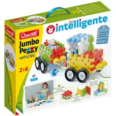 Quercetti: Jumbo Pötyi Vehículos 62 piezas