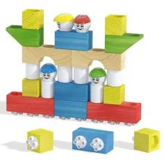 imagen de Quercetti: Modi Bloc Premium juego de construcción de madera y plástico de 30 piezas 2