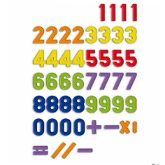 imagen de Quercetti: Números magnéticos 48 unidades 2