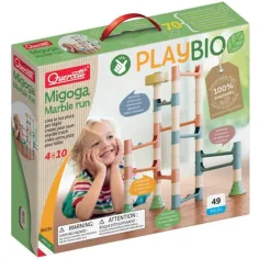 Quercetti: Play Bio Migoga Marble pista de canicas 46 piezas