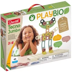 Quercetti: Play Bio Tecno Jumbo juego de construcción de 42 piezas