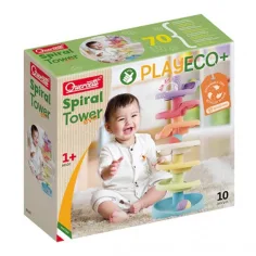 Quercetti: Play Eco Torre Espiral de Bolas para Bebés