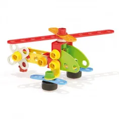 imagen de Quercetti: Set de construcción de vehículos Tecno Jumbo 76 piezas 3