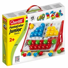 Quercetti: Set de puntos Junior - Barco 48 piezas