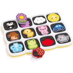 imagen de Quercetti: Smart imanes puzzle Primeras palabras y colores 2