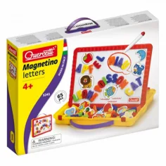 Quercetti: Tabla magnética con letras y formas