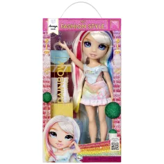 Rainbow High: Mi Estilo de Moda Amaya Raine muñeca de moda con accesorios