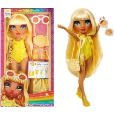 Rainbow High: Muñeca de moda de playa Sunny