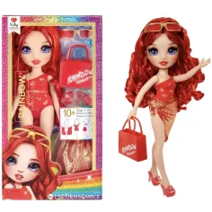 Rainbow High: Muñeca de moda Ruby para vestir de playa