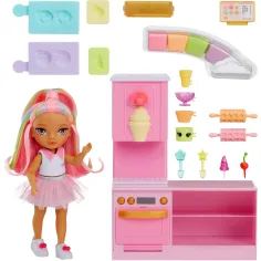 imagen de Rainbow High: Set de juego de pastelería con la muñeca Kandy Hart 2