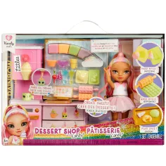 Rainbow High: Set de juego de pastelería con la muñeca Kandy Hart