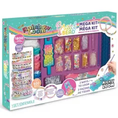 Rainbow Loom: Gran kit de pulseras de goma y cuentas