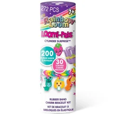 Rainbow Loom: Loomi-Pals Sorpresa cilindro set de creación de pulseras de goma