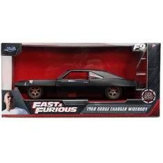 Rápido y Furioso: modelo de coche 1968 Dodge Charger Widebody 1/24 - Simba Toys
