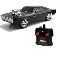 imagen de Rápido y Furioso: RC Dom's Dodge Charger R/T coche teledirigido 1/24 - Simba Toys 2