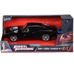 Rápido y Furioso: RC Dom's Dodge Charger R/T coche teledirigido 1/24 - Simba Toys