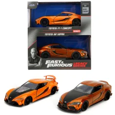 imagen de Rápido y Furioso: Set de coches metálicos Toyota FT-1 Concept y Toyota GR Supra – Jada Toys 1